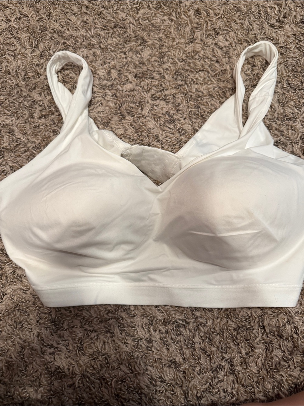 Warners White Women's Built-In Support Bra